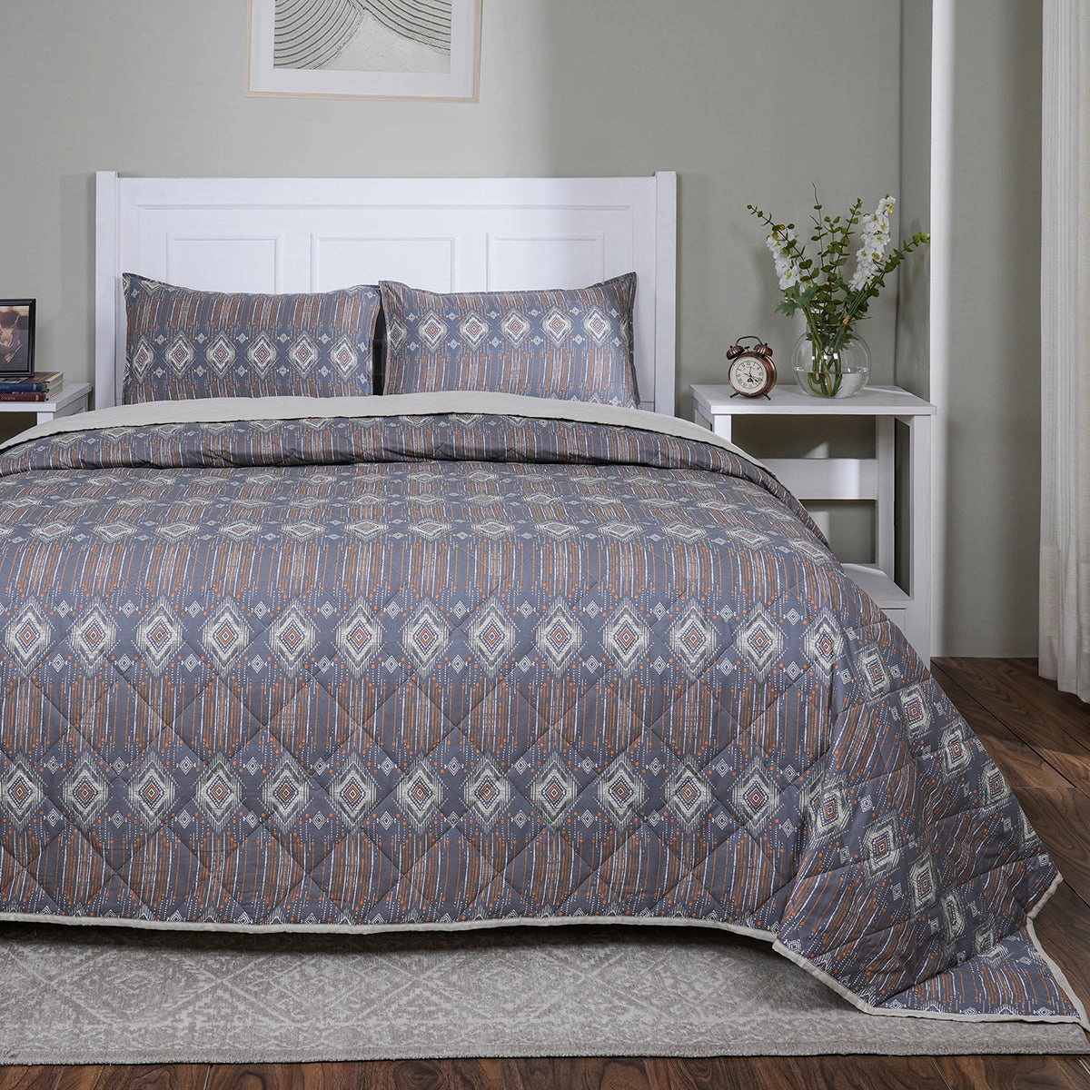 Sensory Bloom Gareth 4 pcs Orange Quilt Set