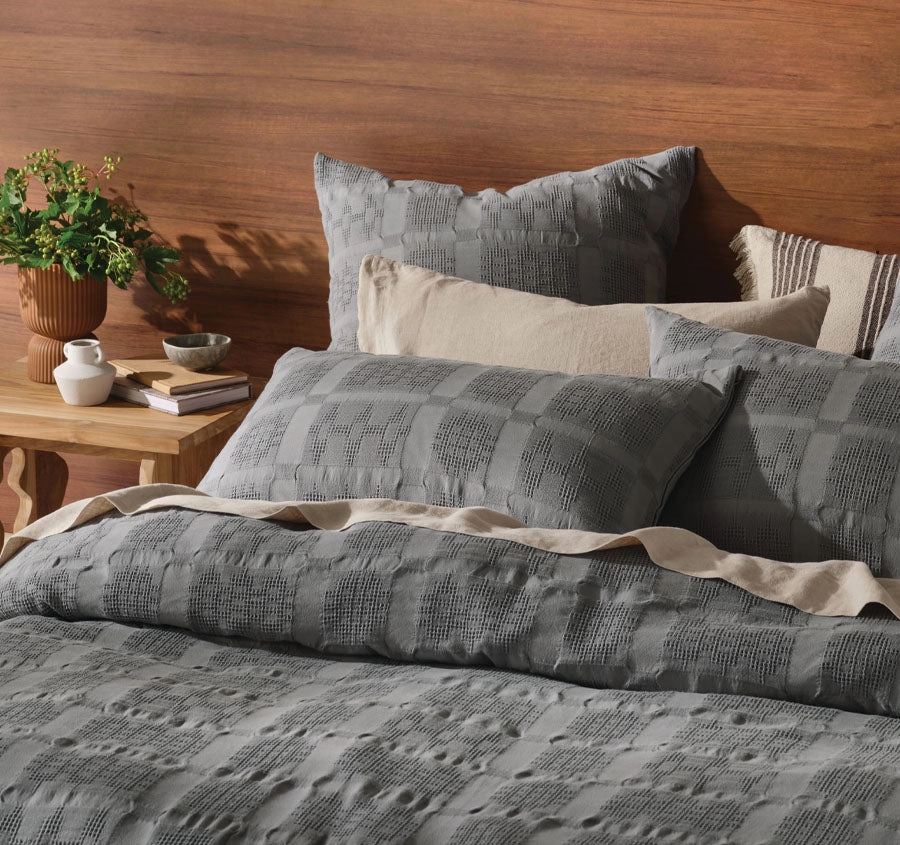 Seren Quilt Cover Set Range Shadow