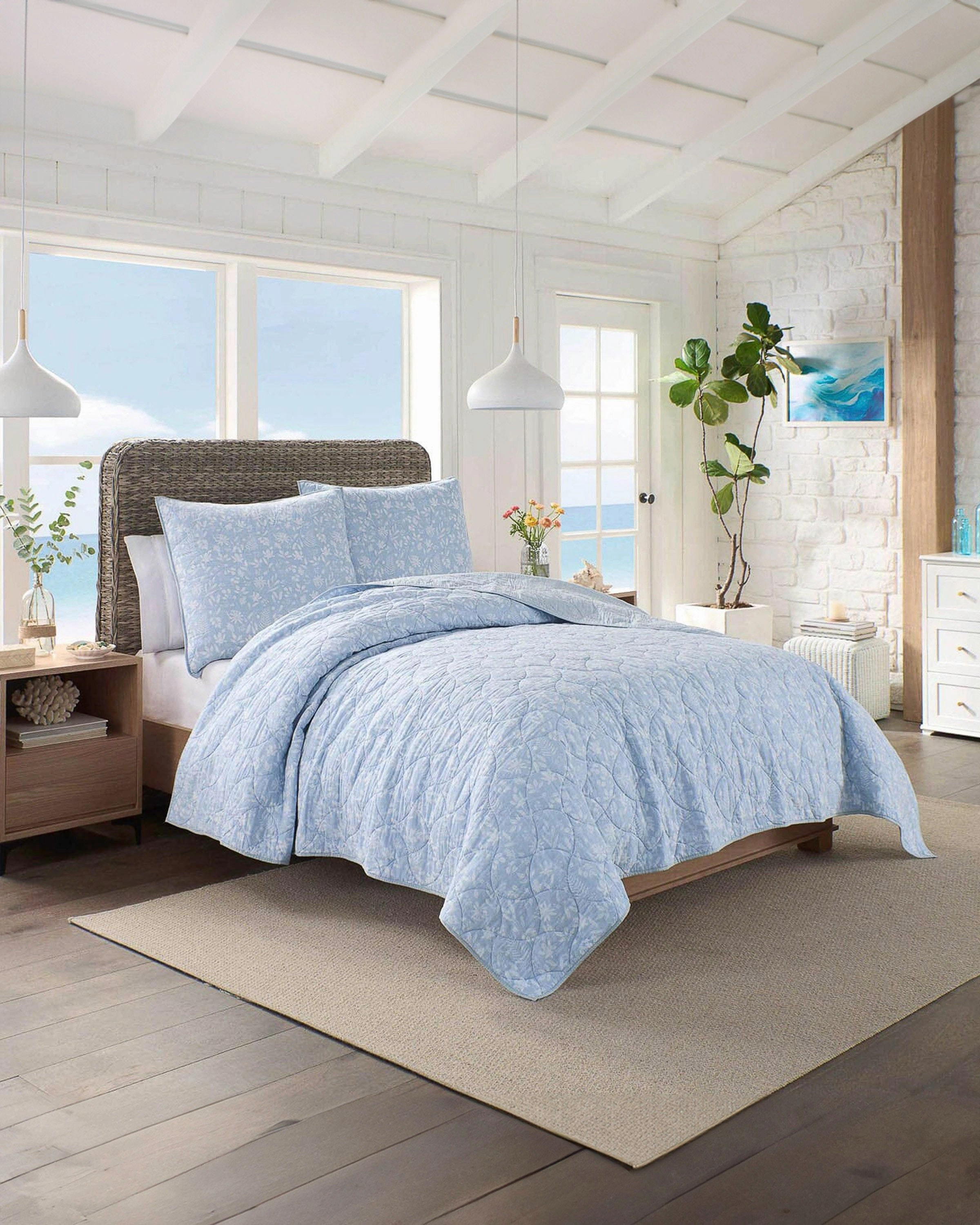 Southern Tide Florence Blue Quilt