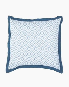 Southern Tide Port Lucie Euro Blue Sham
