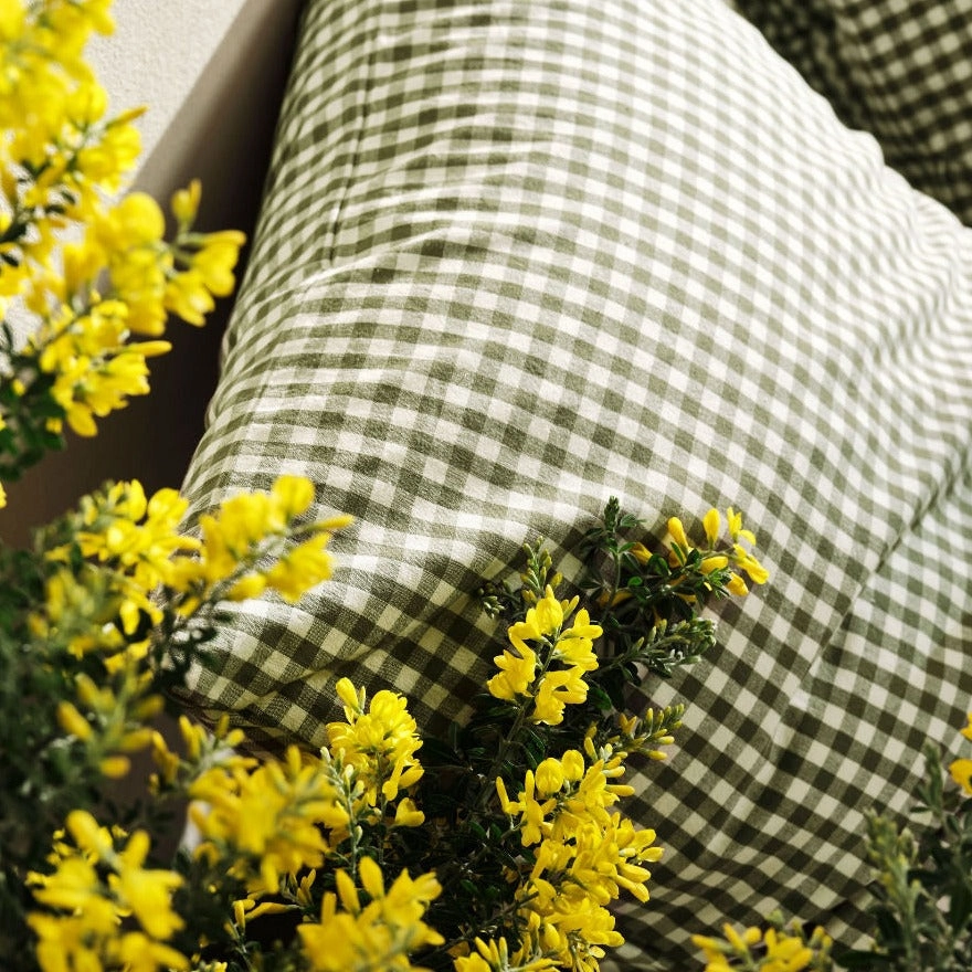 Springsteen Moss European Pillowcase by Linen House