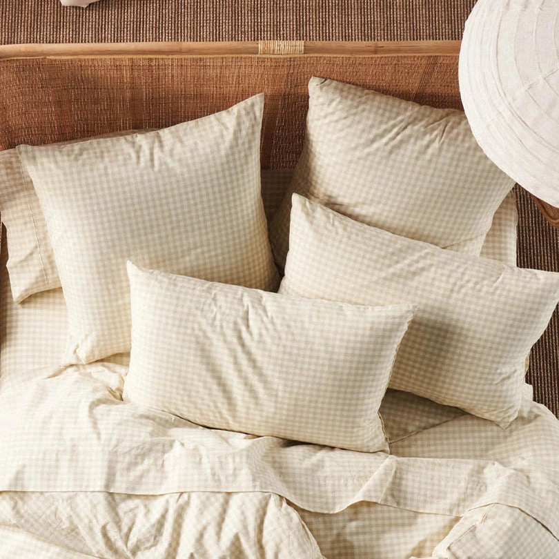 Springsteen Stone European Pillowcase by Linen House