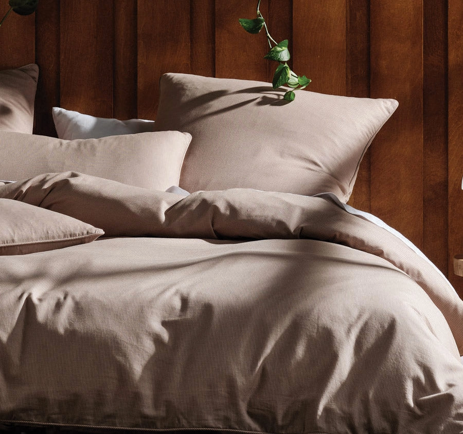 Stornoway Quilt Cover Set Range Walnut