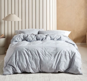 Straten Printed Flannelette Cotton Quilt Cover Set Range Sky