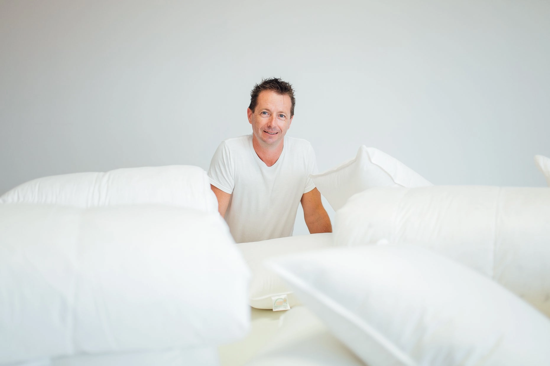 Super King Size Channel Quilt 95% White Polish Goose Down 6 Blanket Warmth German Batiste TE100