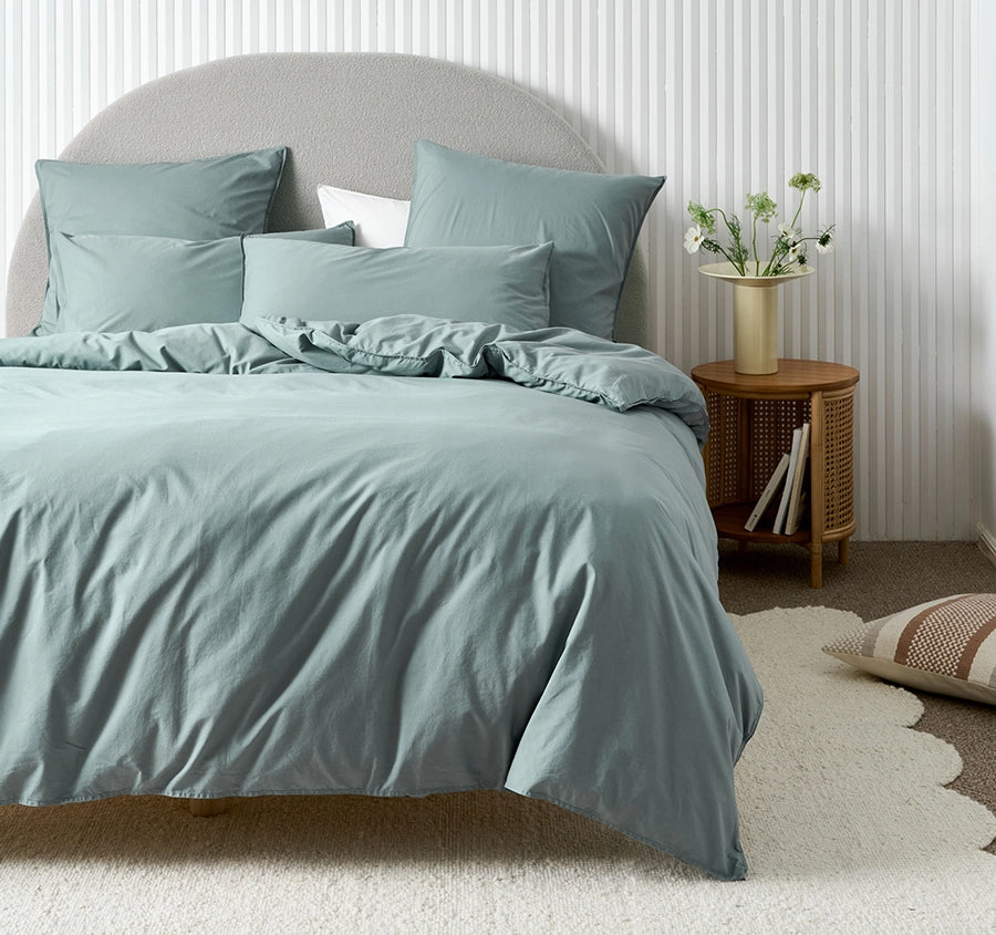 Terra Quilt Cover Set Range Ocean