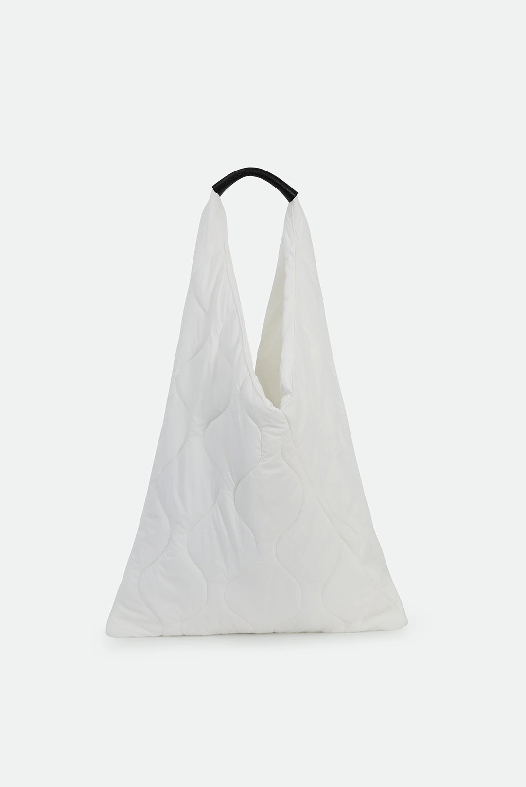 THE GALLERY TOTE QUILTED WITH LEATHER DETAIL