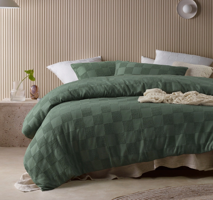 Tipo Quilt Cover Set Range Sea Spray