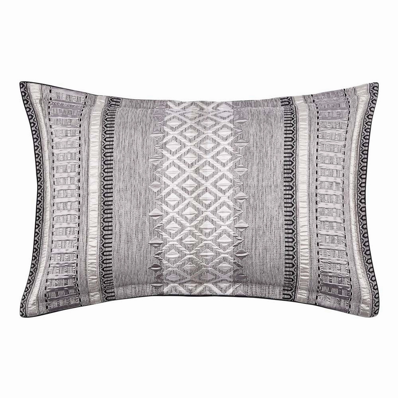 Tribeca Steel Quilt Cover Set by Logan and Mason Platinum