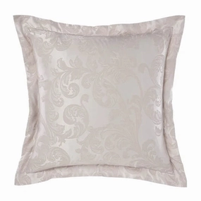 Verity Gold European Pillowcase by GRACE Linen House