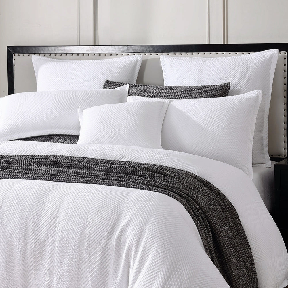 Viva White Square Cushion by Private Collection