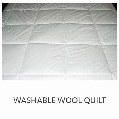 Washable Wool Quilt 500gsm by Caressed by Nature