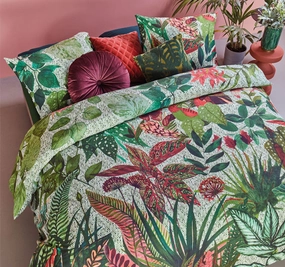 Wildwood Quilt Cover Set Range Green