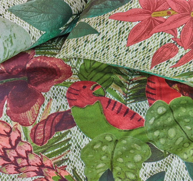 Wildwood Quilt Cover Set Range Green