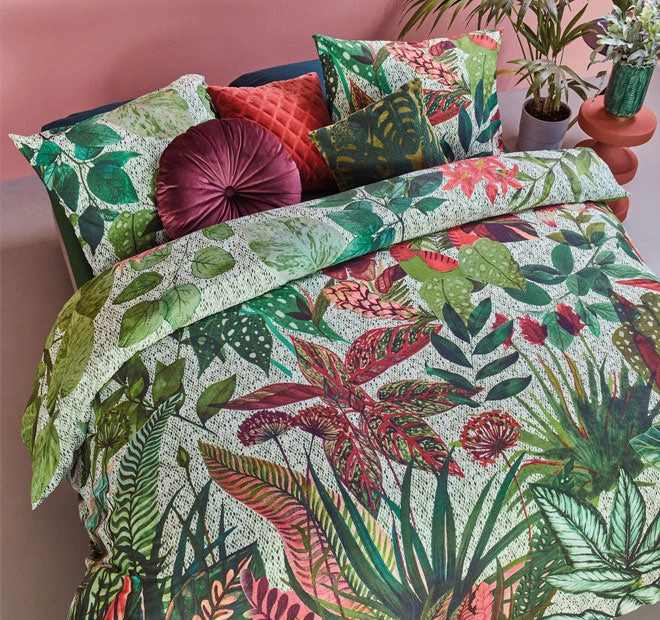 Wildwood Quilt Cover Set Range Green
