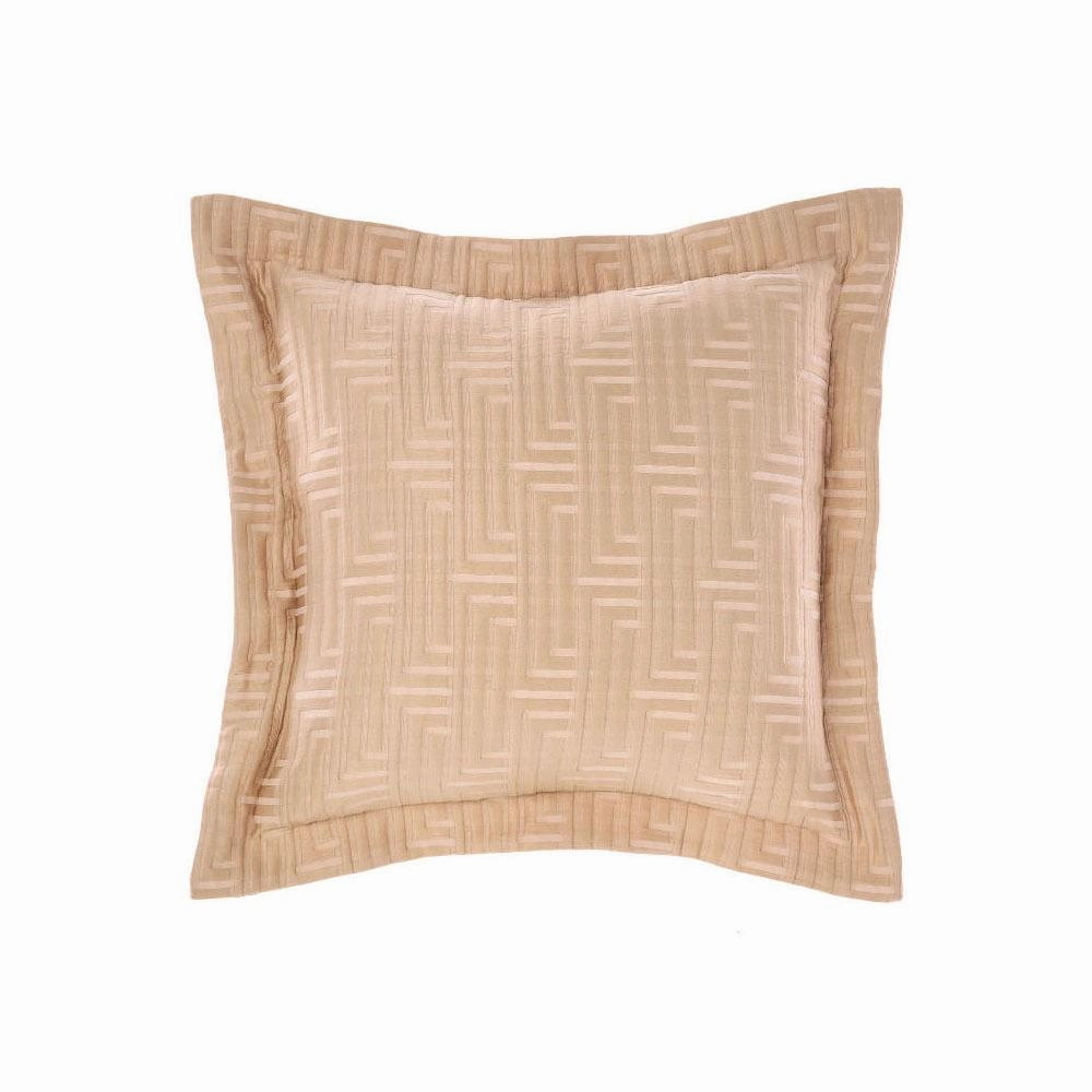 Winston Gold Cushion 48 x 48 cm by Linen House