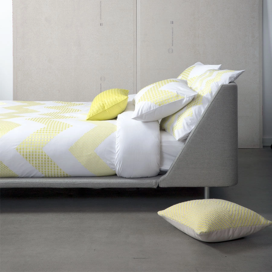 Zig Zag Citrus Quilt Cover Set by KAS