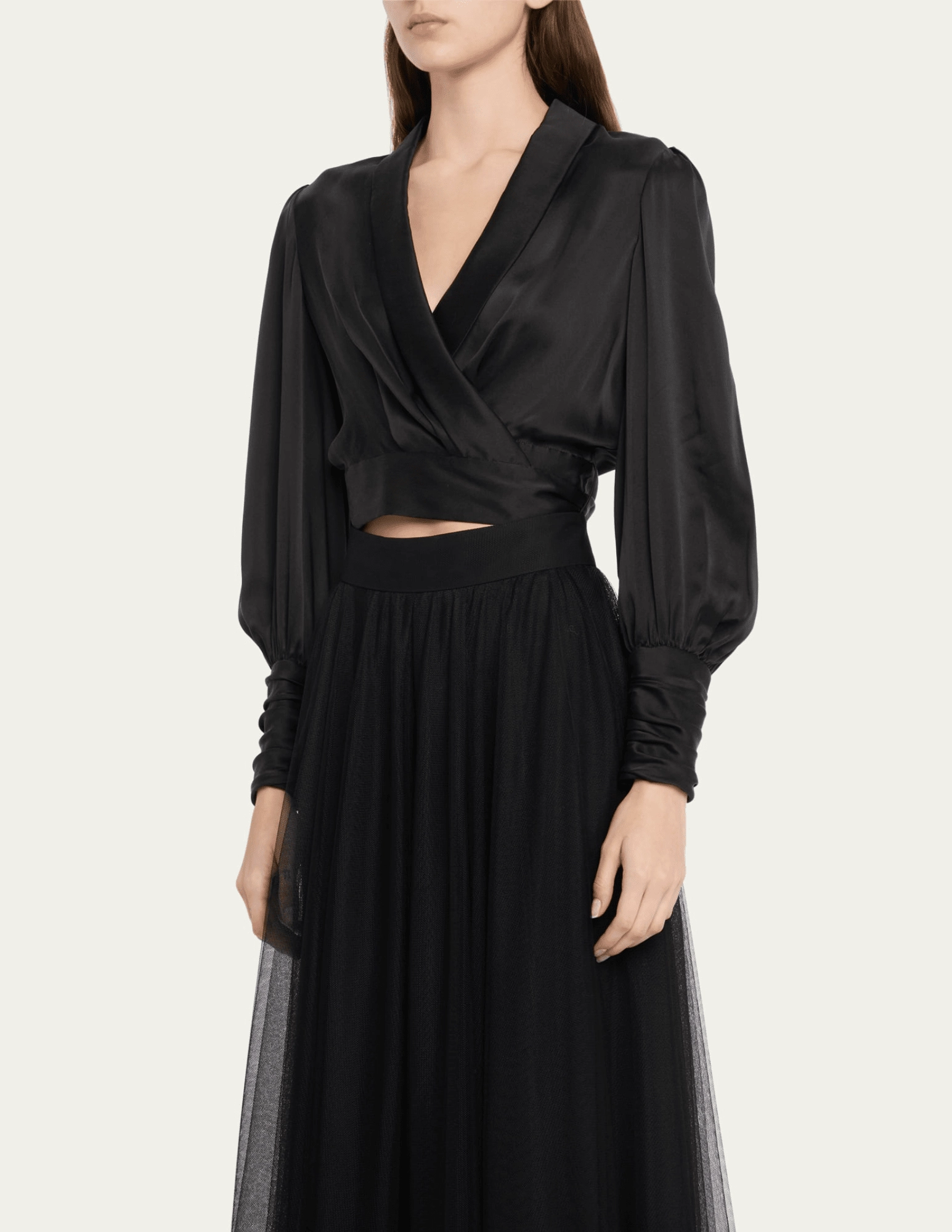 Zimmermann Silk Wrap Top