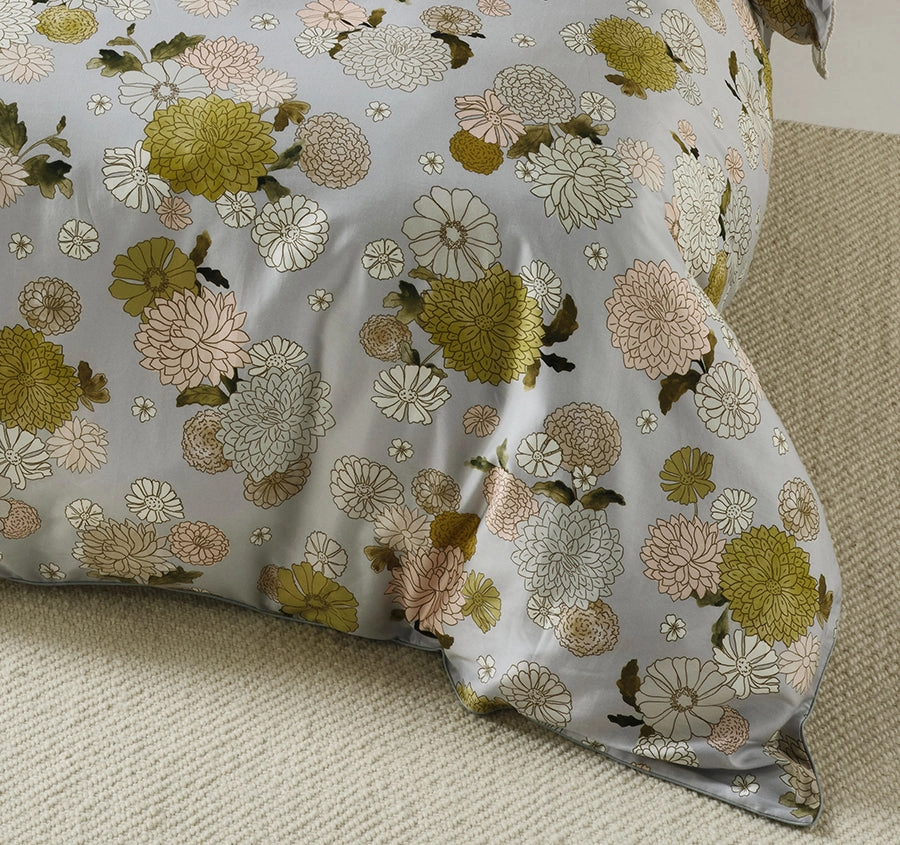 Zuri Quilt Cover Set Range Seafoam