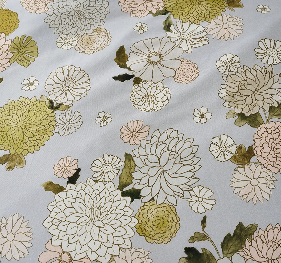 Zuri Quilt Cover Set Range Seafoam