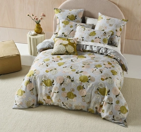 Zuri Quilt Cover Set Range Seafoam
